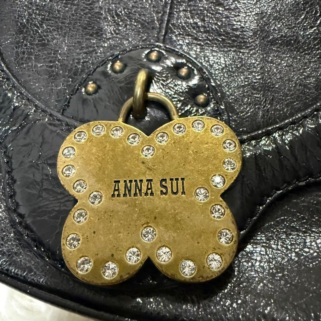 안나수이 레더 플라워 숄더백 상품이미지5