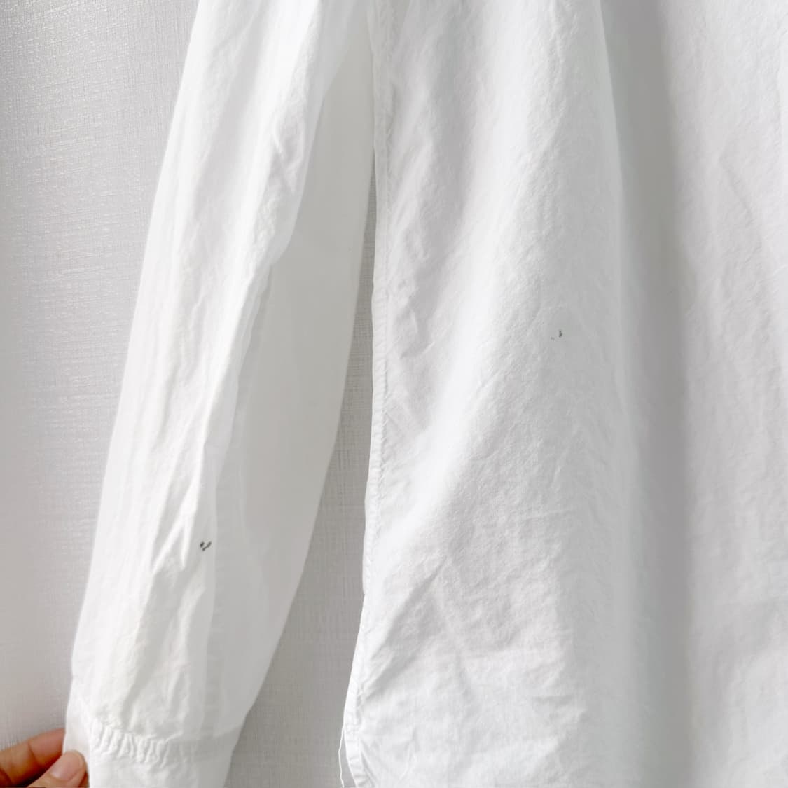A.P.C. 아페쎄 포켓 자수 긴팔 셔츠 화이트 38 상품이미지8