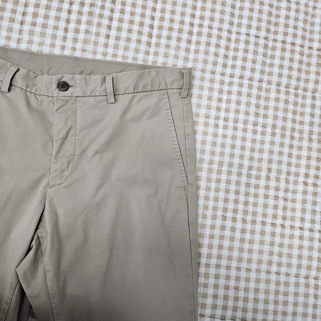 유니클로 스판 면바지 남자33 상품이미지3