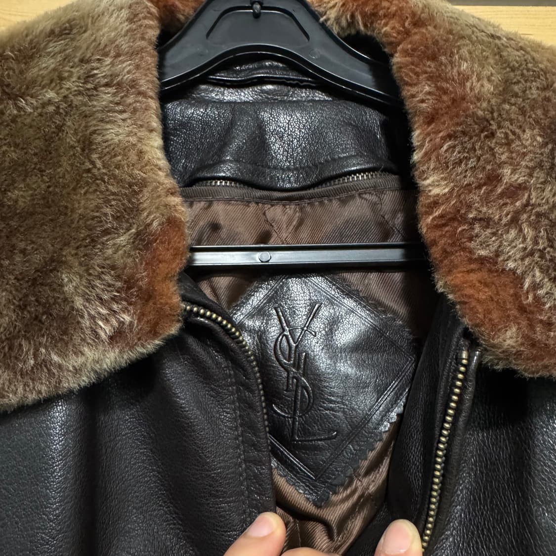 입생로랑 가죽자켓 상품이미지4