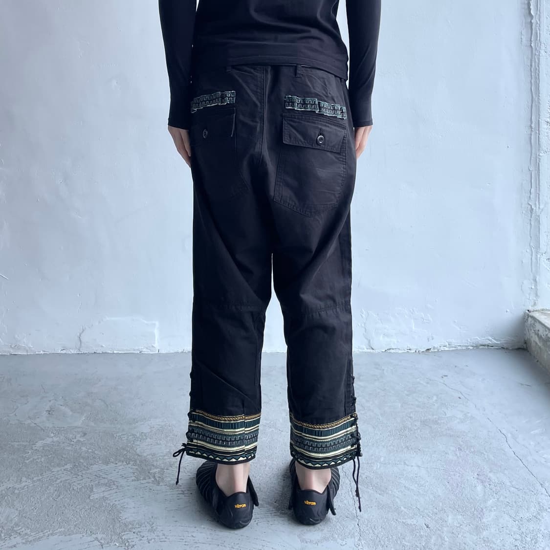 사스콰치패브릭스 에스닉 크롭 팬츠 상품이미지3