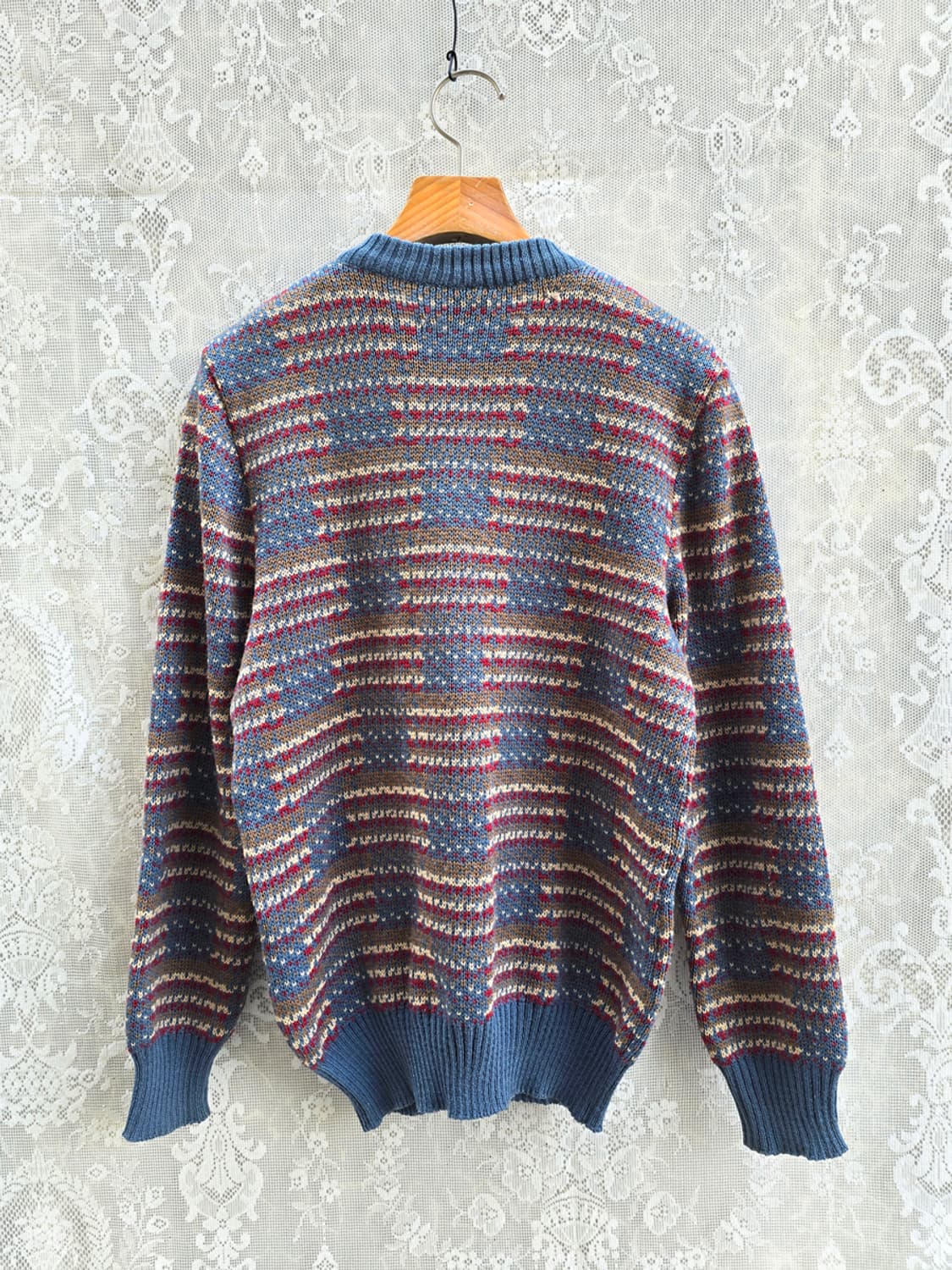 80s 영국산 풀집업 니트 상품이미지5