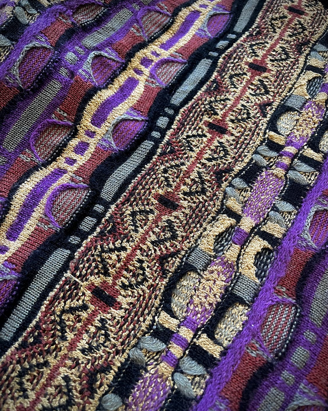 1990s Bizzanti Vintage 3D Cable Knit 상품이미지7