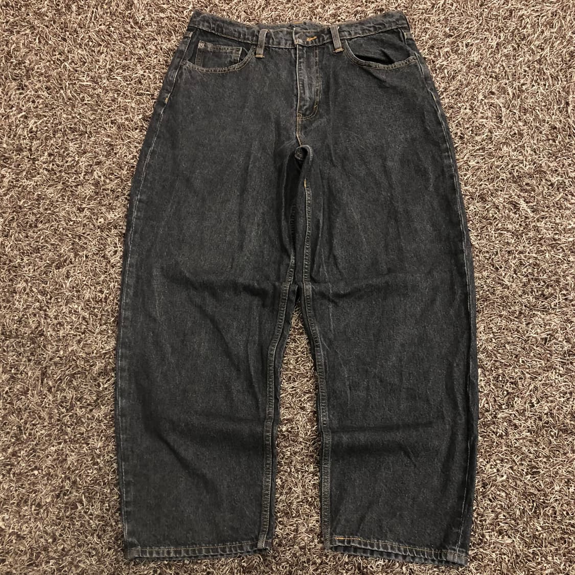 리바이스 슈퍼 배기 블랙진 데님 팬츠 상품이미지1