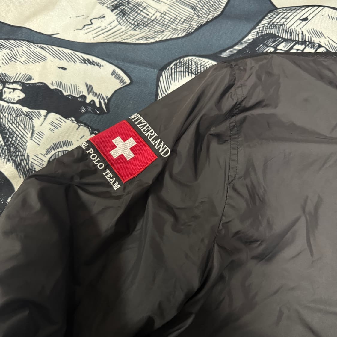 폴로 리버시블 퀄팅자켓 L사이즈  상품이미지4