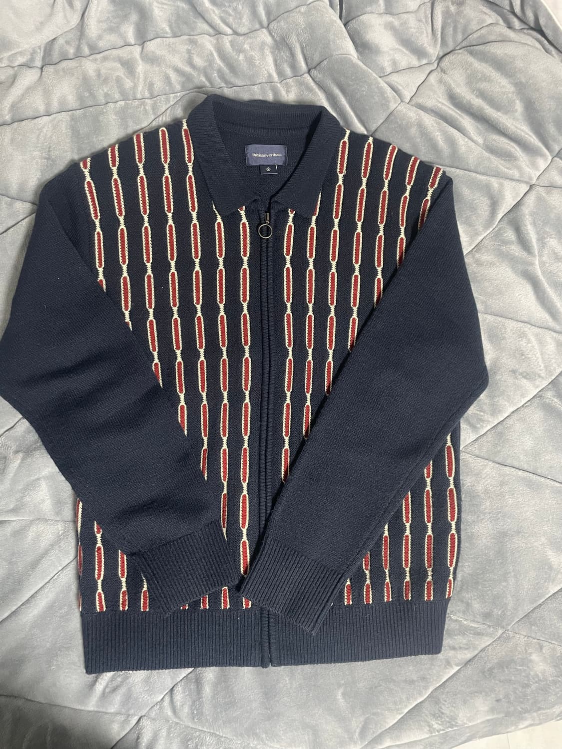 디네뎃 니트집업 상품이미지3