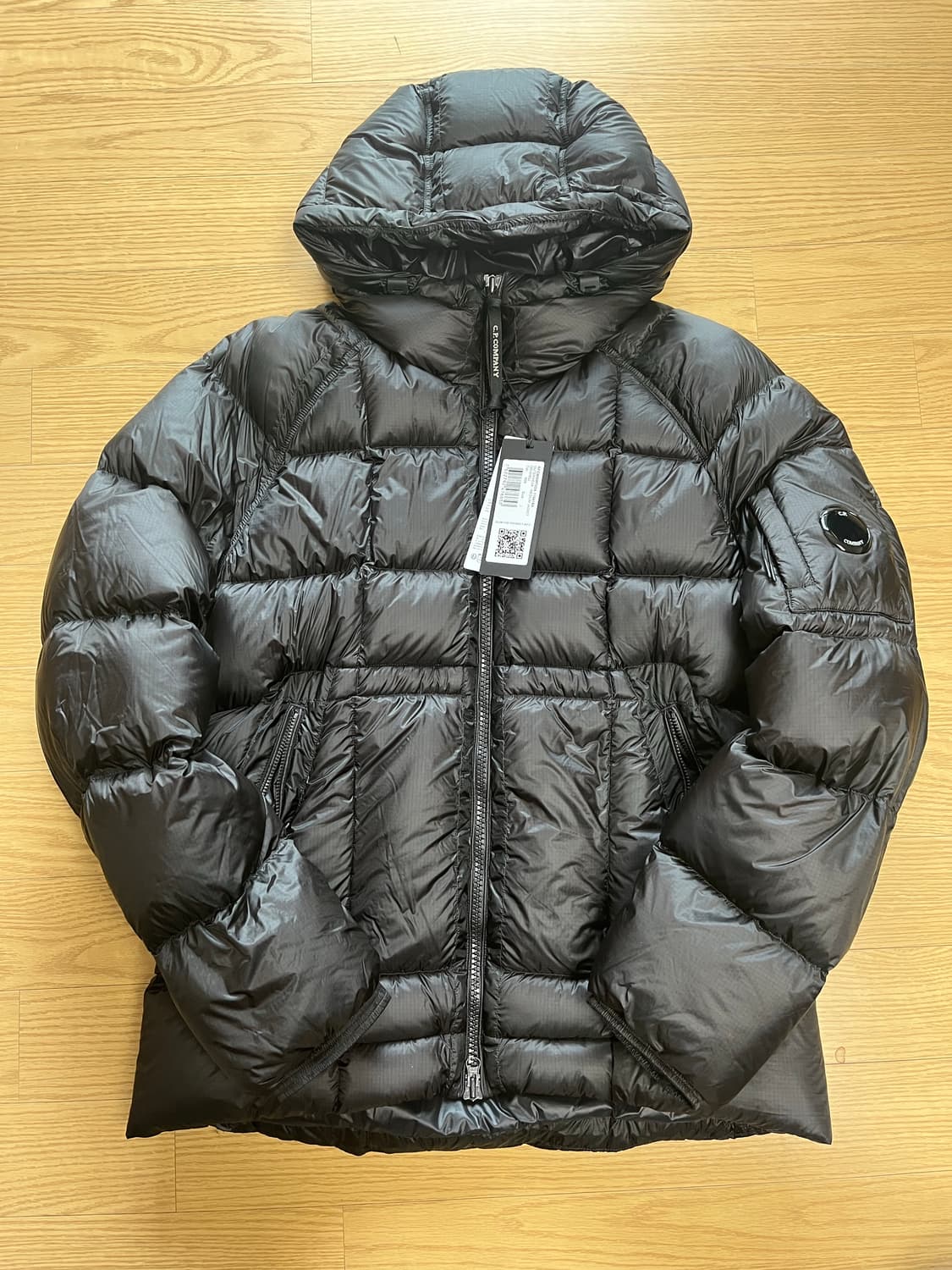 🔥금일할인 [L] 25시즌 cp컴퍼니 dd쉘 후드 다운 자켓 블랙 상품이미지4