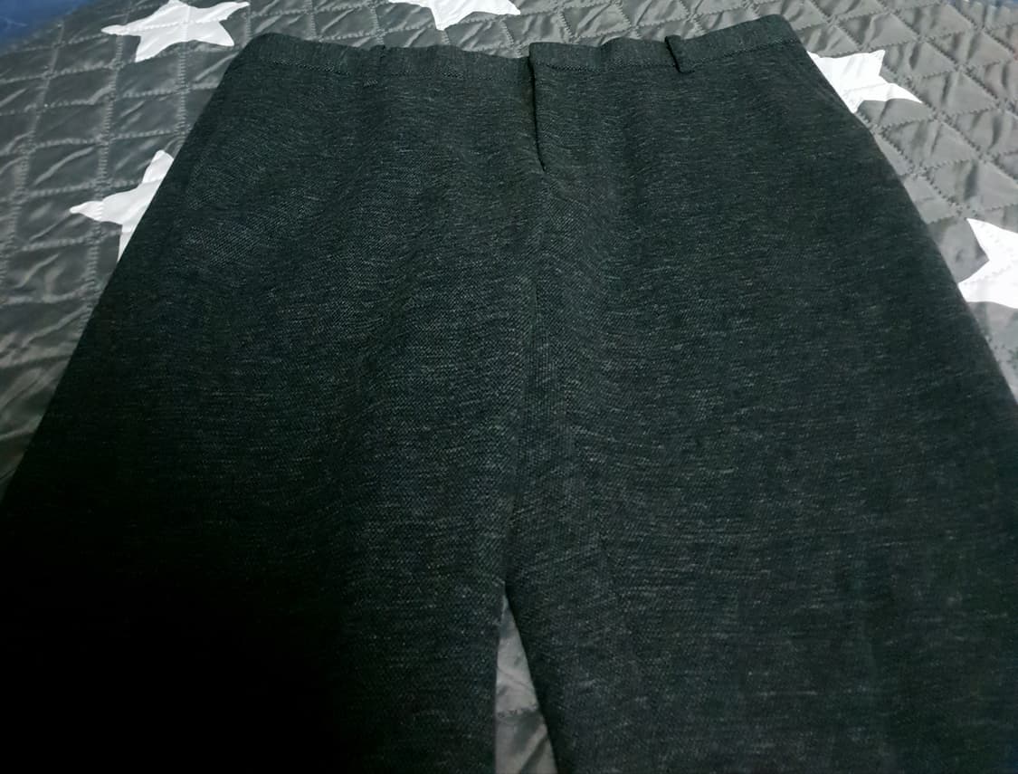 다니엘크레뮤 스판 울혼방 기모 슬랙스 팬츠 다크그레이 (33) 상품이미지2