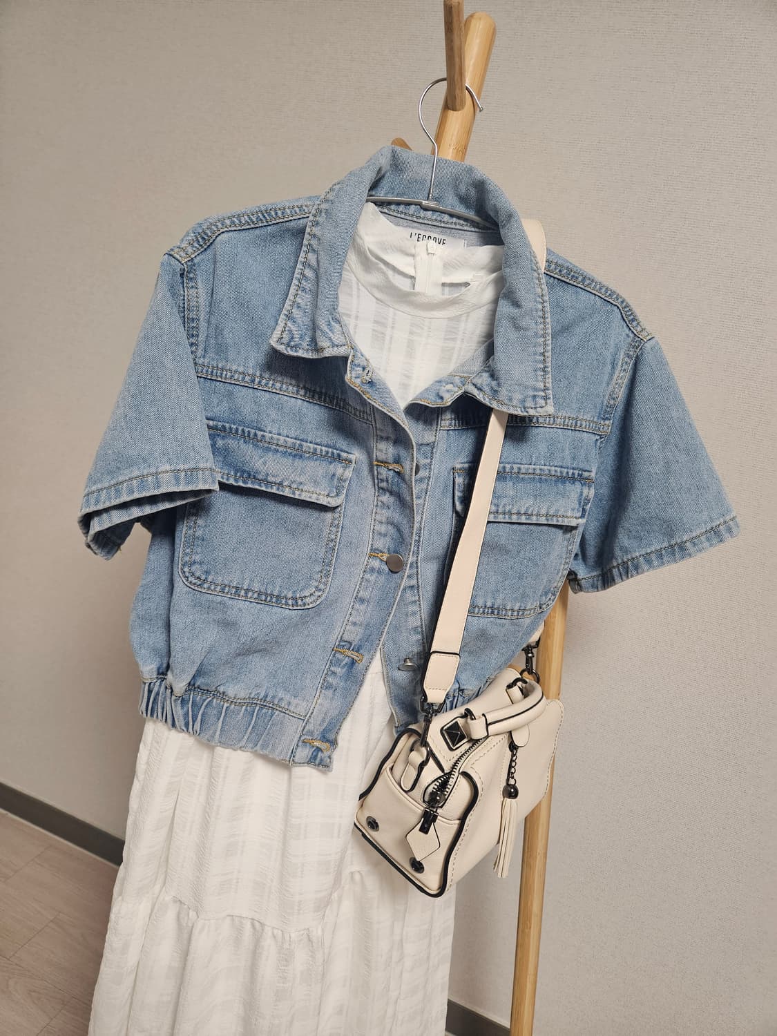 L'ECCOVE 헬싱키 데님 반팔 자켓 상품이미지7