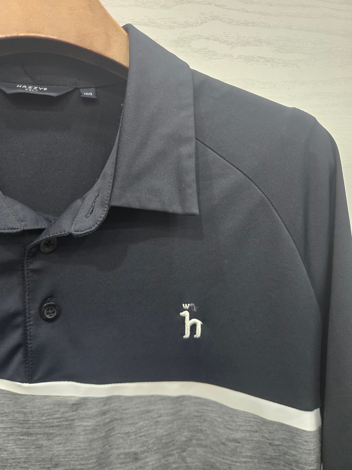 100,L )) HAZZYS GOLF 헤지스 골프 카라 반팔티셔츠~ 상품이미지2