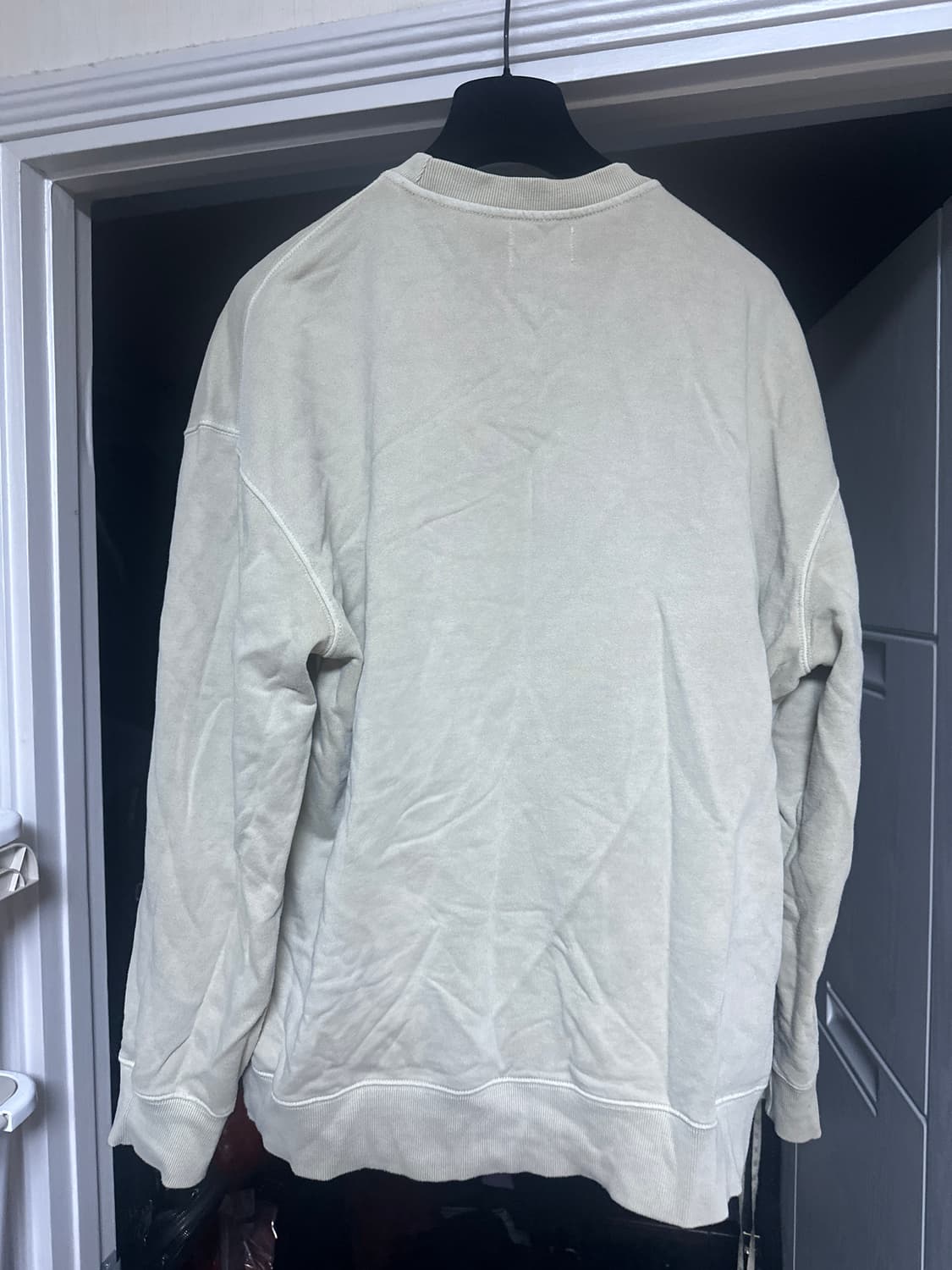 [2] 랩 12 맨투맨 피그먼트 베이지 상품이미지3