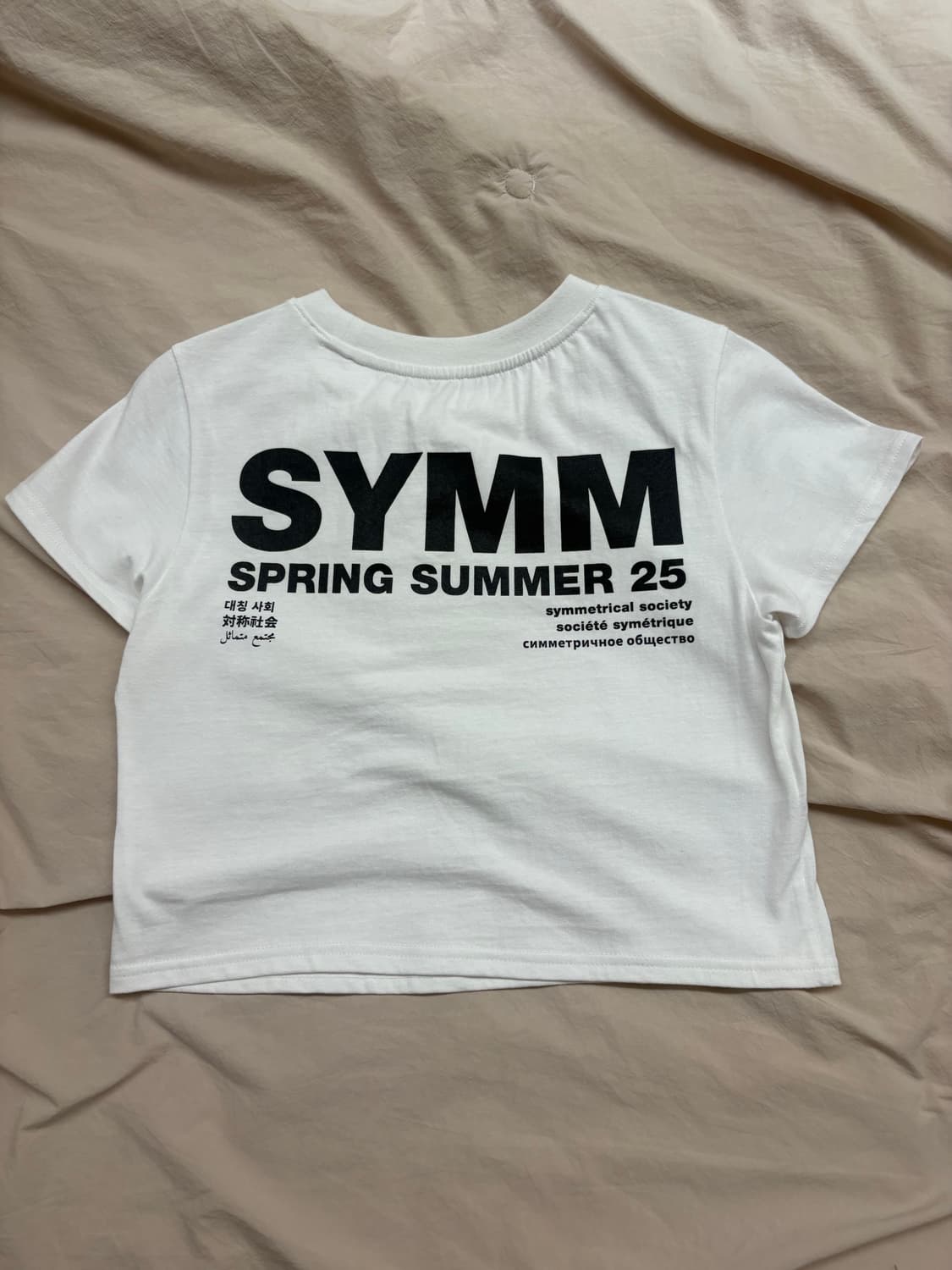 symm 크롭 티셔츠 상품이미지2