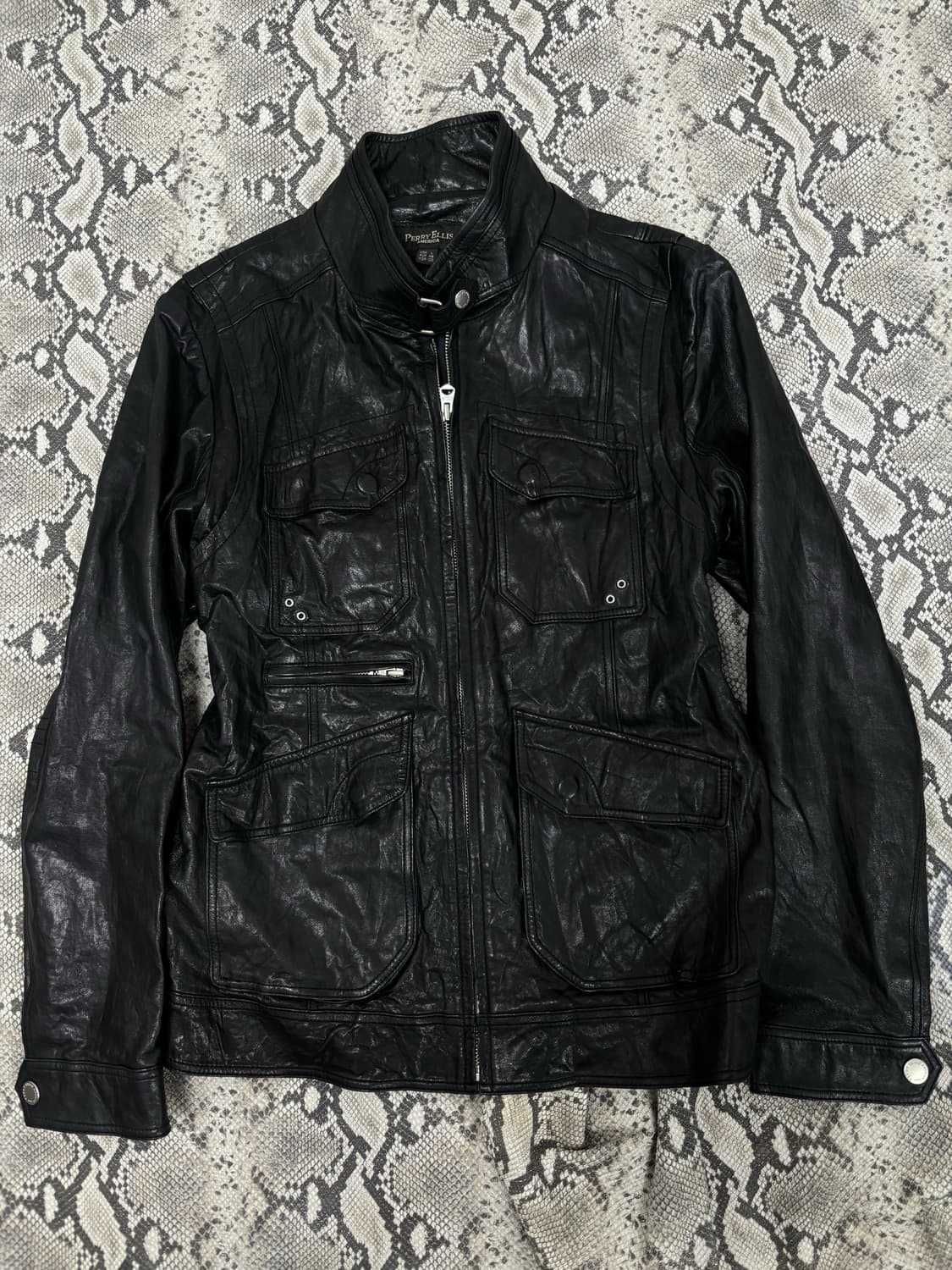 Multi Pocket Sheep Leather Neck Button J 상품이미지6