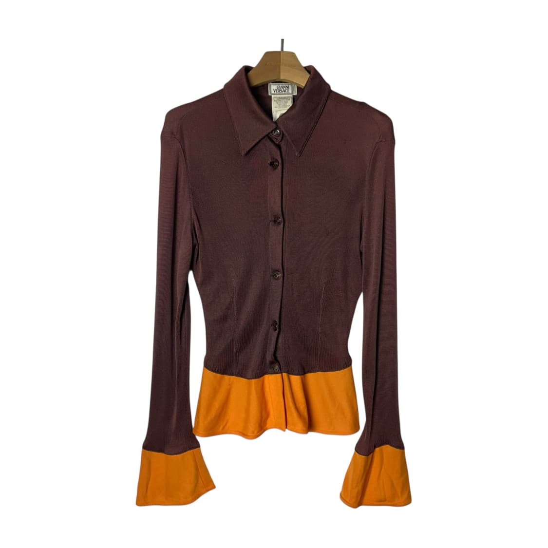 [GIANNI VERSACE] 지아니 베르사체 배색 플레어 가디건 상품이미지1