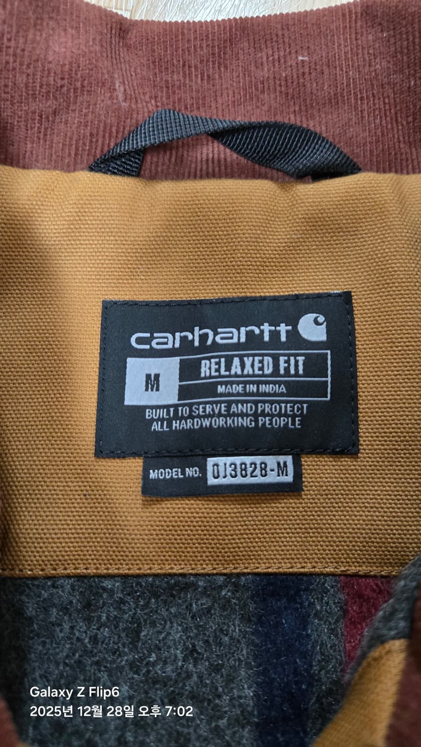 칼하트 디트로이트 j3828 M사이즈 상품이미지2