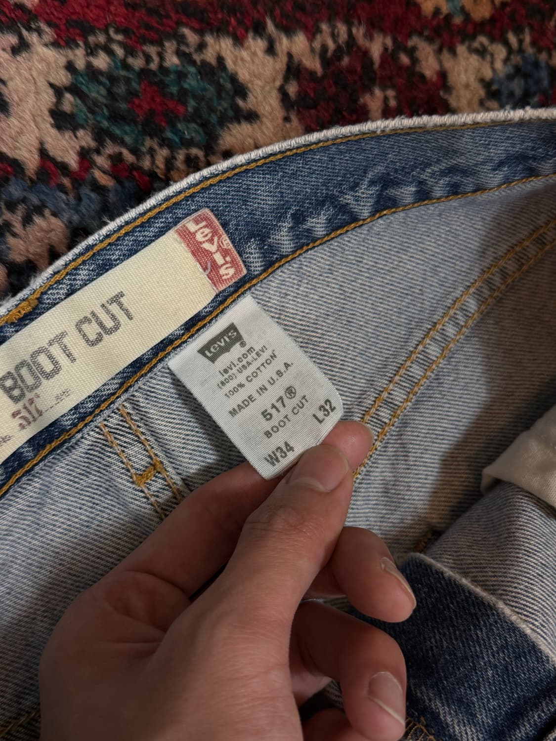 90's 빈티지 리바이스 517 부츠컷 상품이미지9