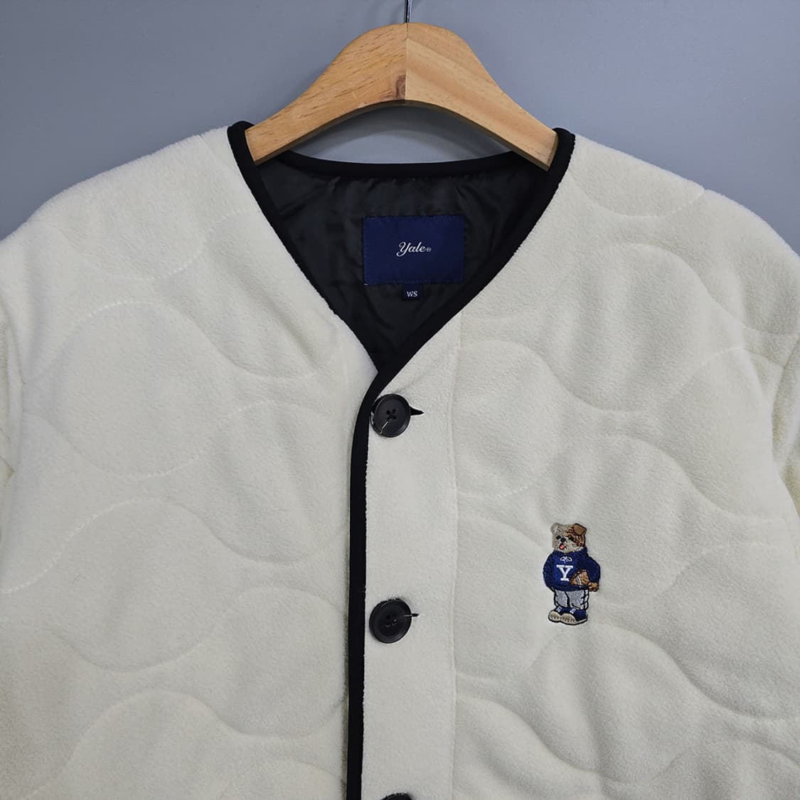 예일(Yale) 곰돌이 퀼팅 자켓 WS 상품이미지2