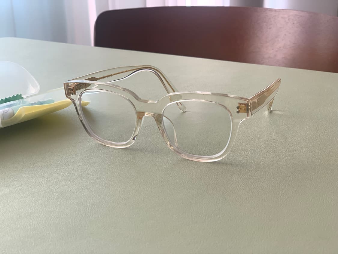 젠틀몬스터  Cal C1 Wild Wild 2 투명 뿔테 안경 상품이미지1