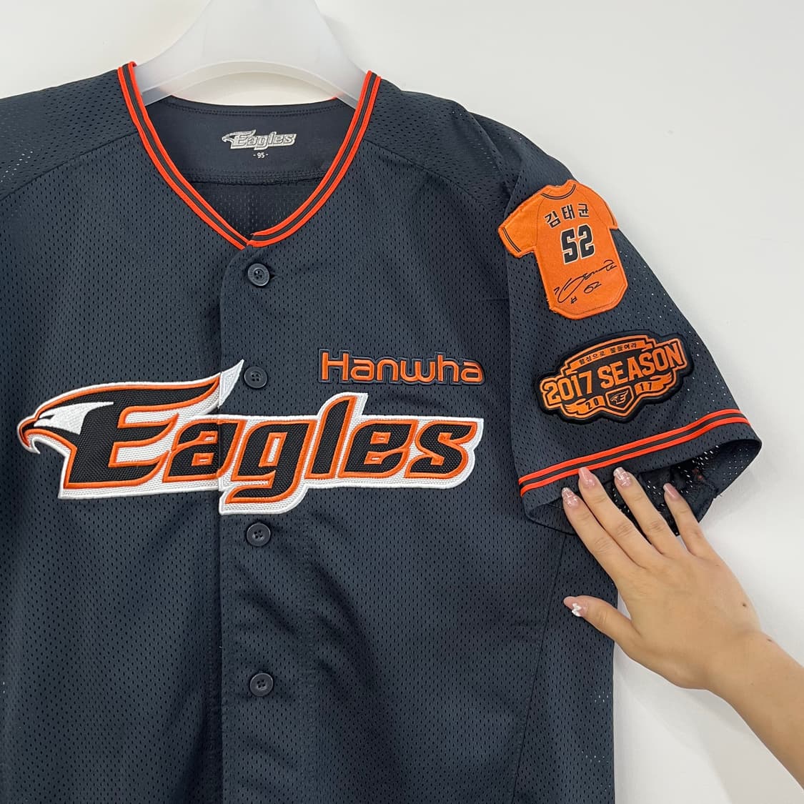 한화이글스 김태균 마킹 2017 원정 유니폼 상품이미지4