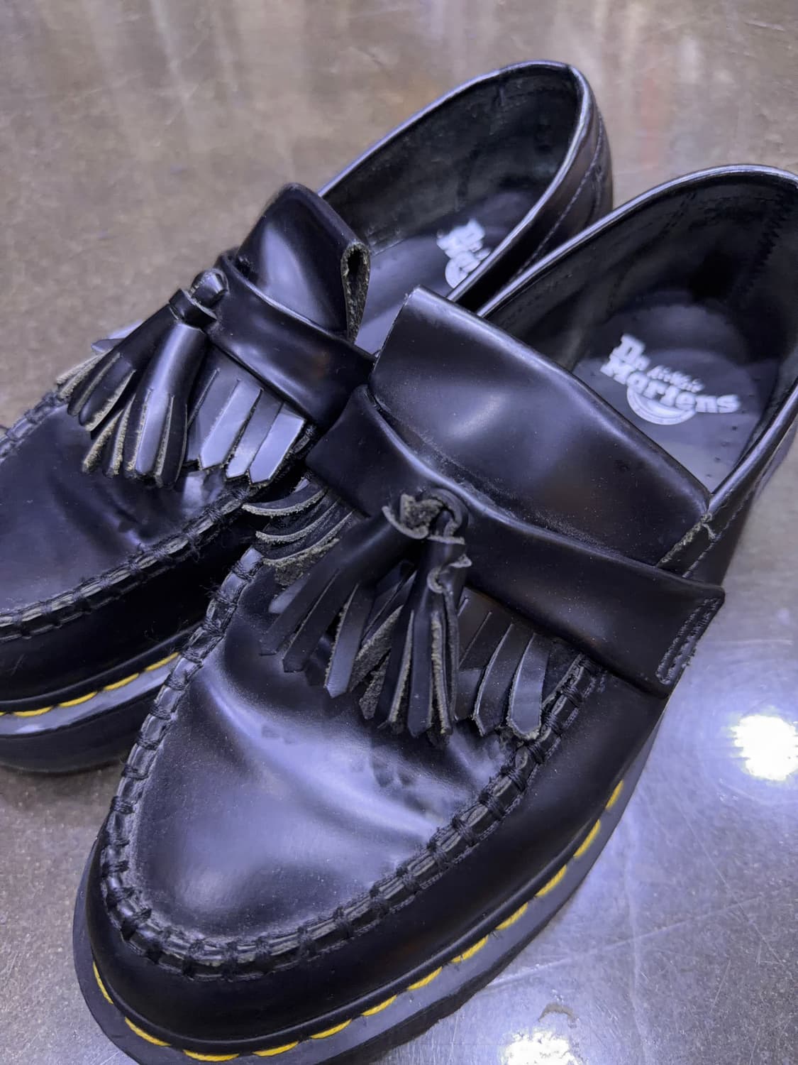 닥터마틴 아드리안 쿼드 태슬 로퍼 블랙 250 상품이미지4