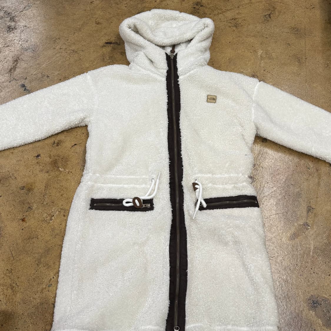 [정품/90,m] 노스페이스 롱 후리스 집업 자켓 b16 상품이미지3