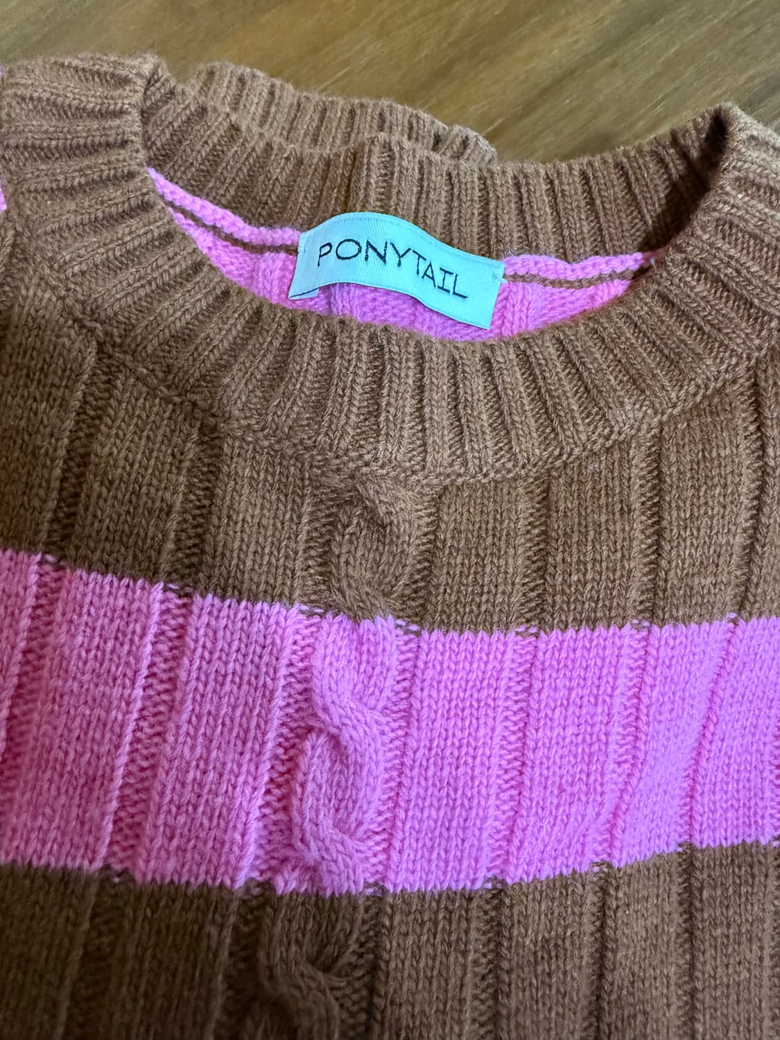 포니테일 니트 상품이미지3