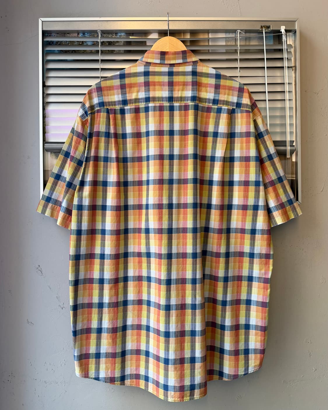 MISSONI SPORT 80s short sleeve check shi 상품이미지5