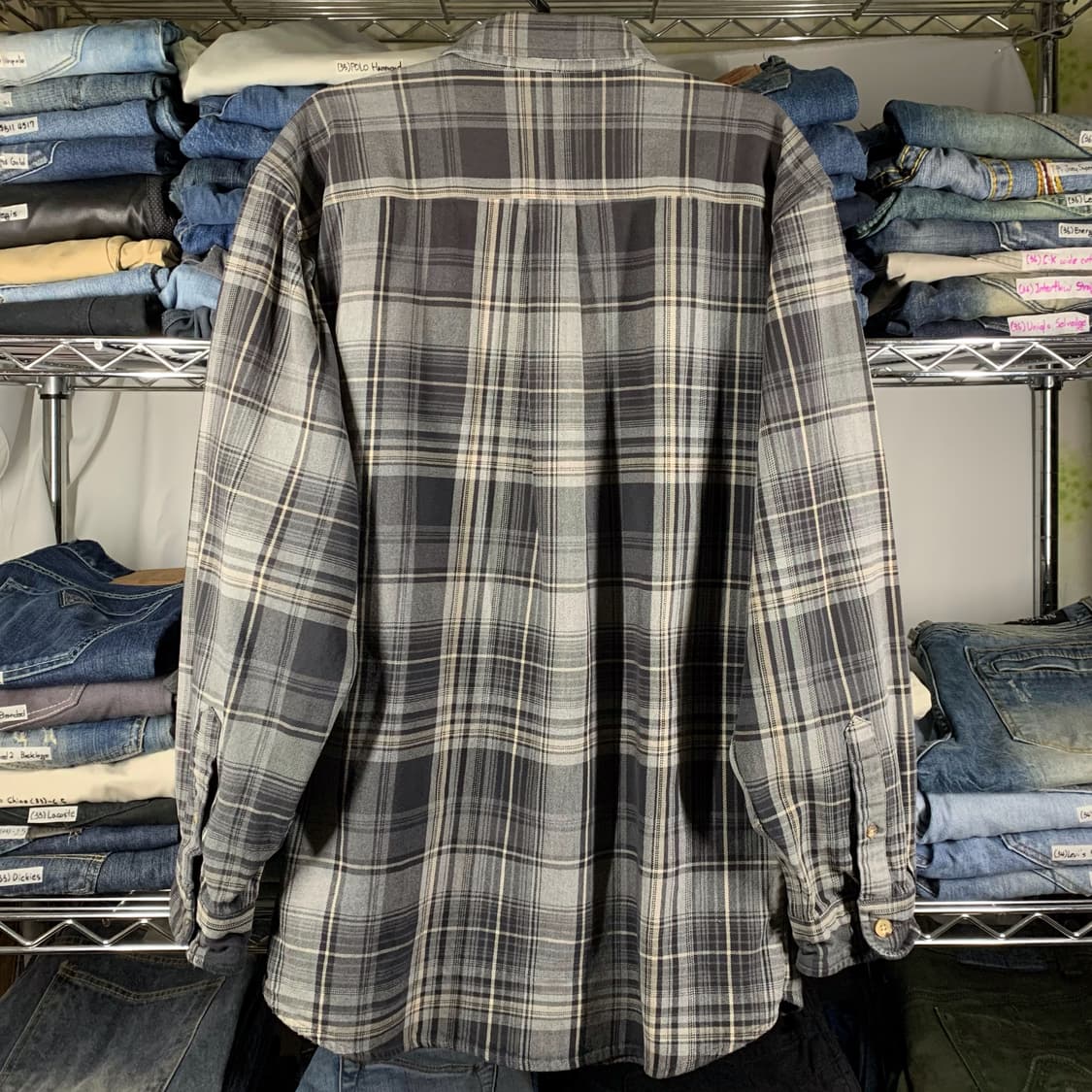 [L] 칼하트 헤비코튼 타탄체크 워크셔츠 상품이미지3