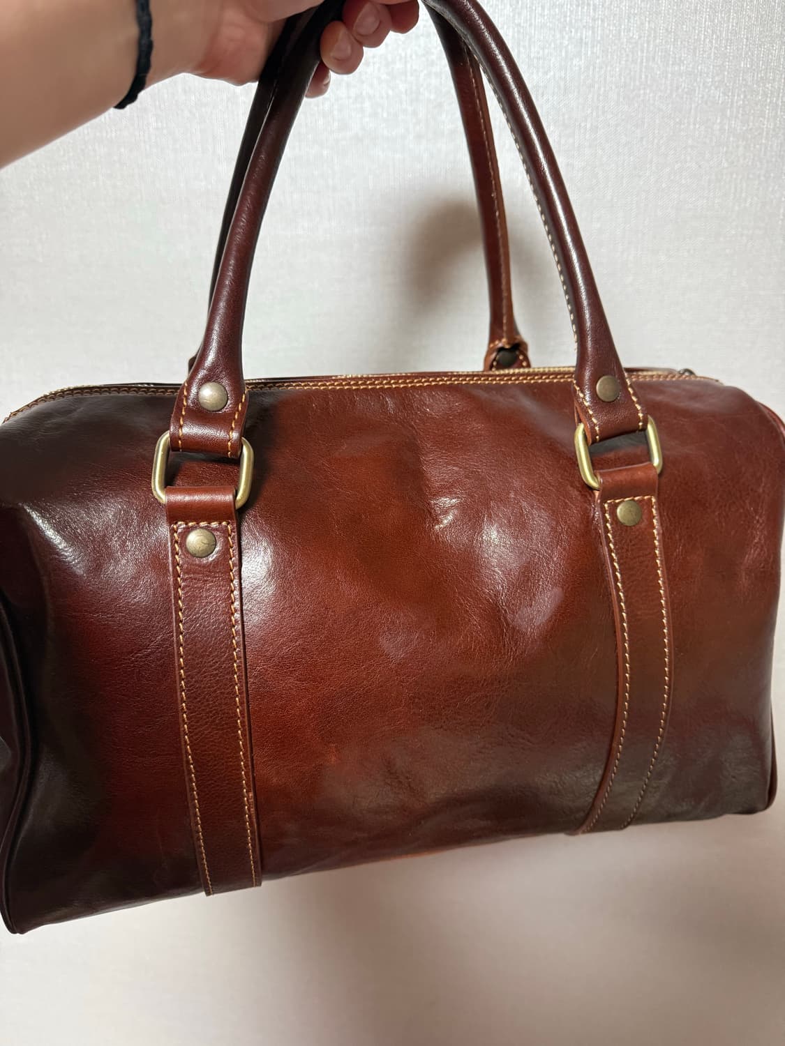 이태리통가죽보스턴백 상품이미지1