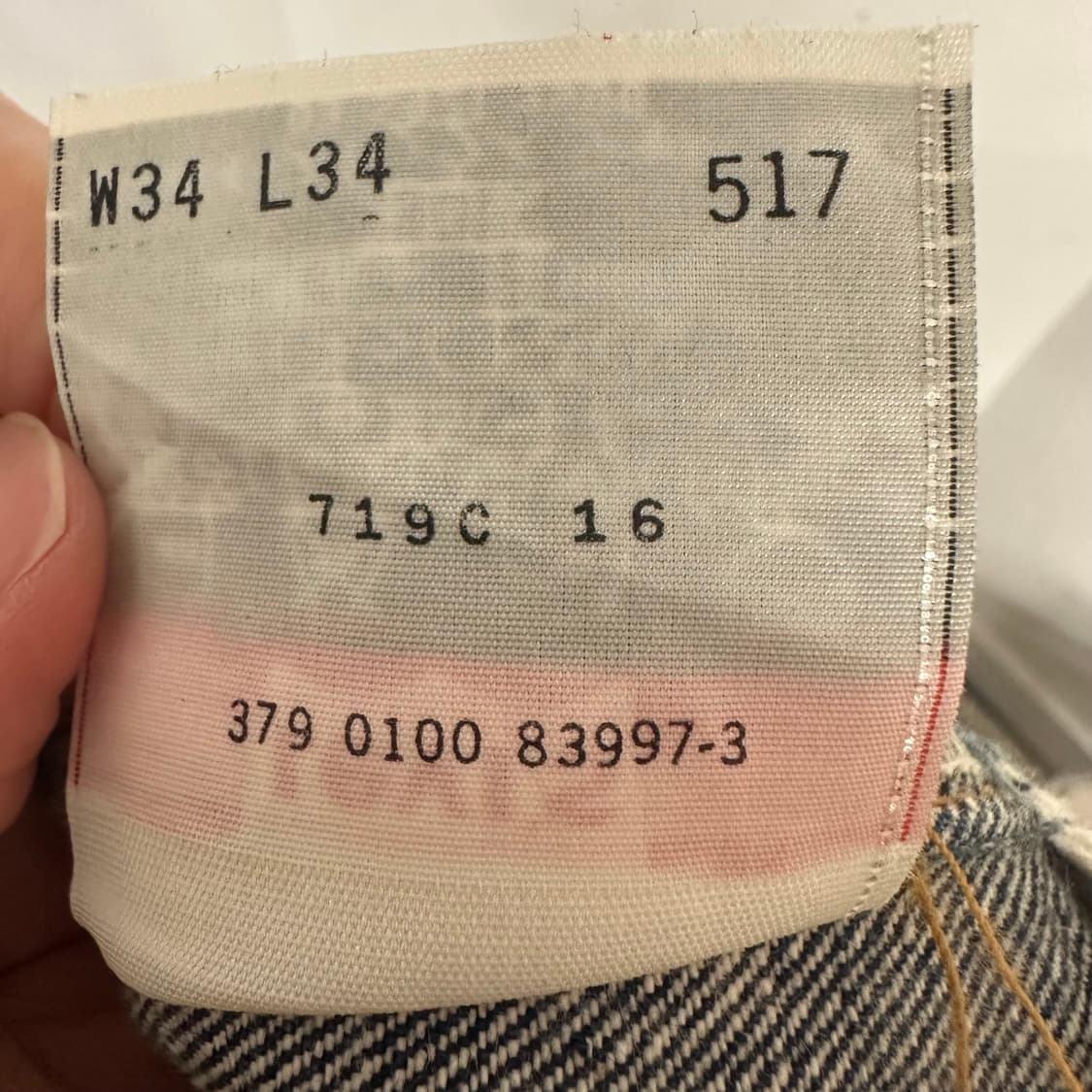 00‘s 리바이스 517 인디고블루 상품이미지9