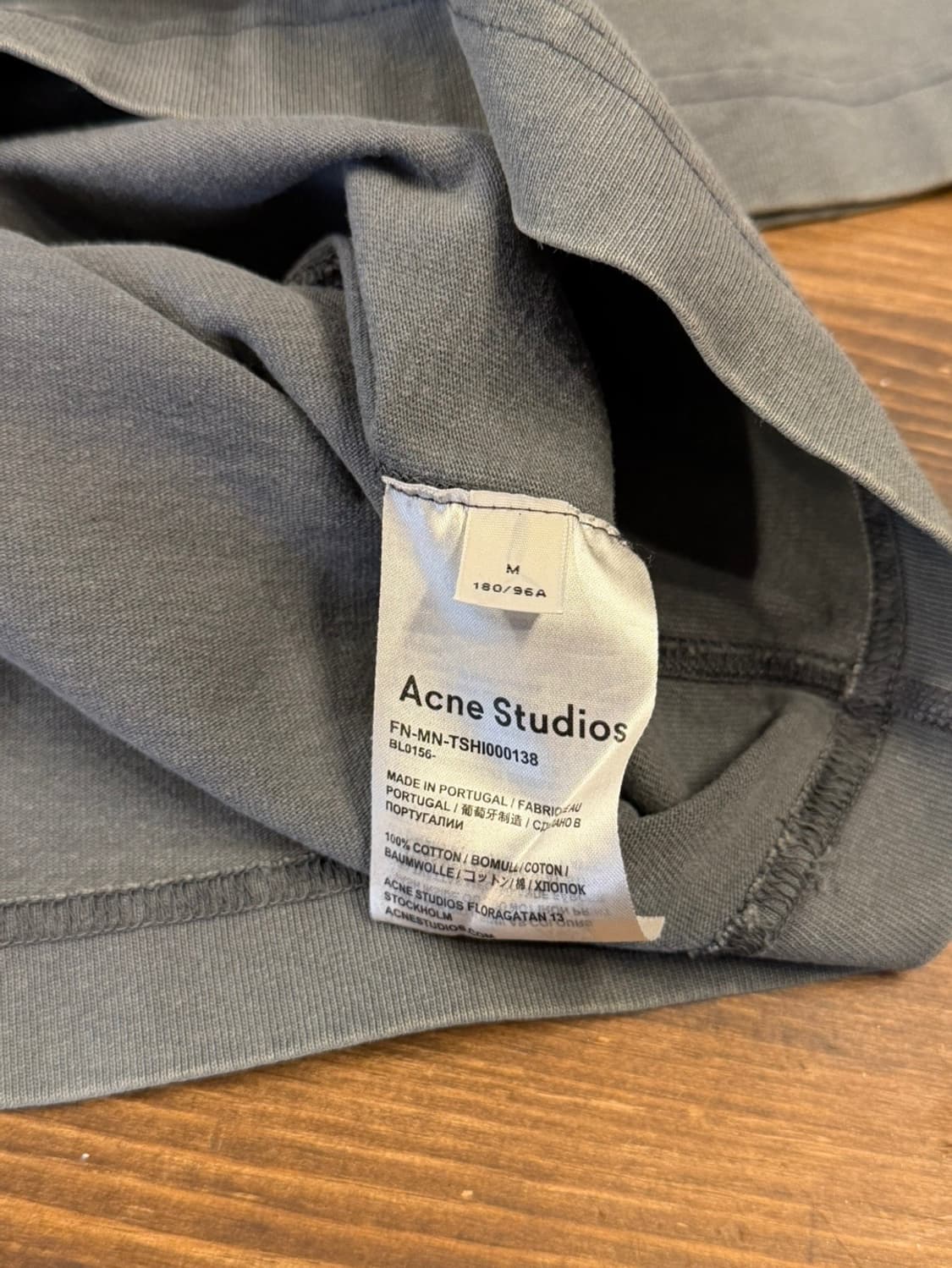 아크네 스튜디오 반팔티셔츠 남성100 상품이미지8