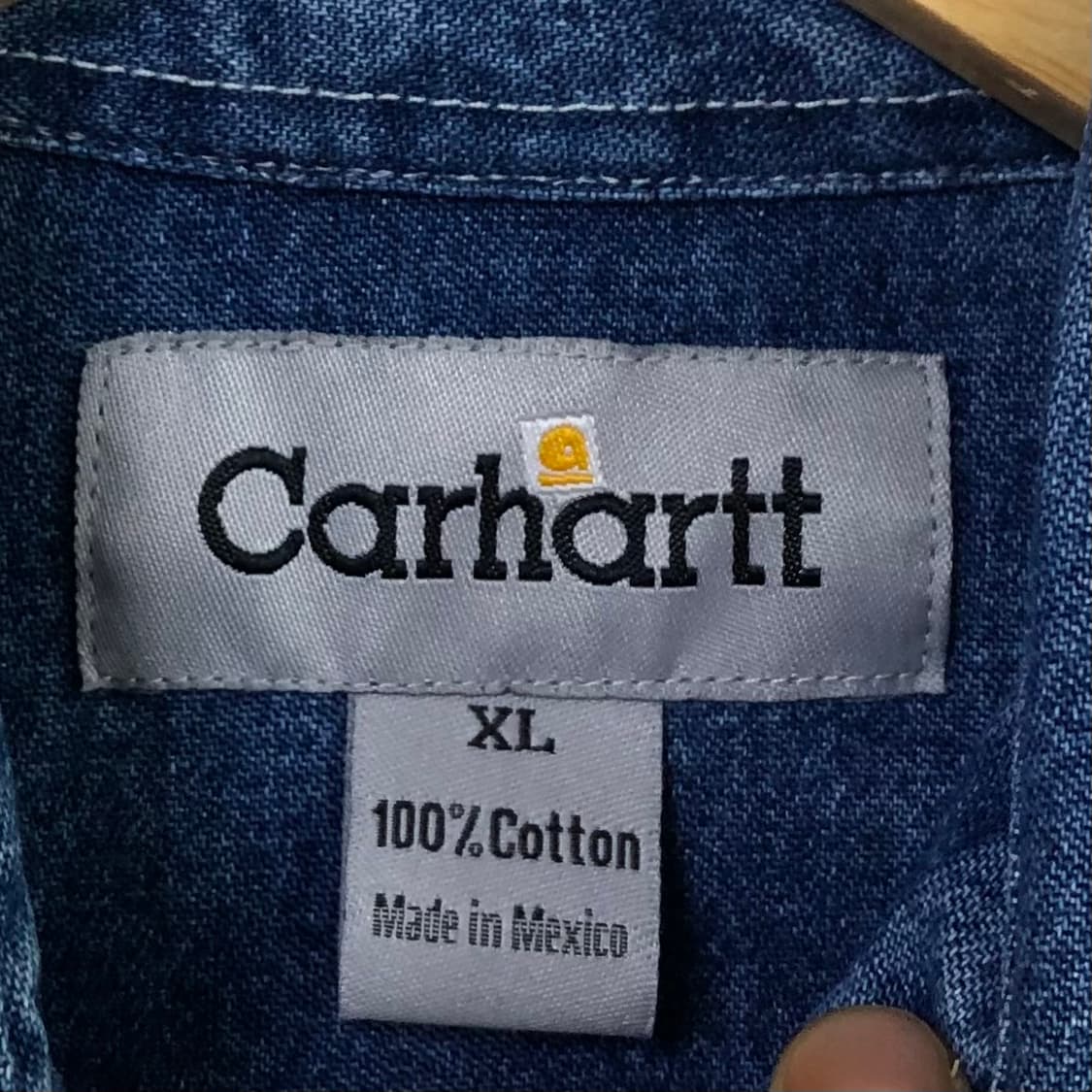 Xxl 칼하트 데님 자켓 상품이미지3