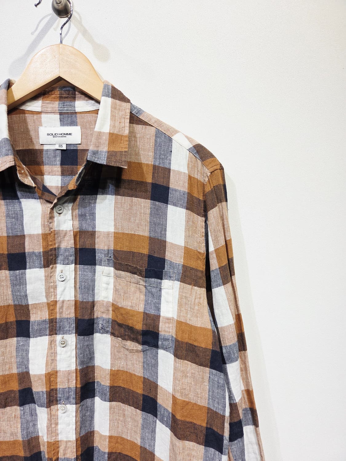 솔리드옴므 우영미. 여자 린넨 셔츠_105 상품이미지4