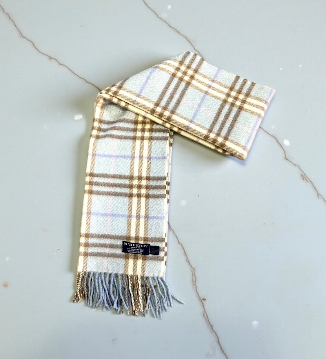버버리 노바체크 캐시미어100% 머플러 상품이미지4