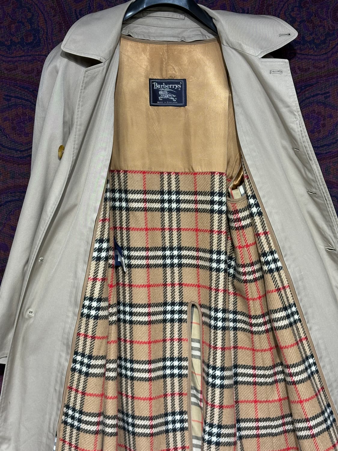 버버리 런던 싱글 코트 내피 풀셋 상품이미지9