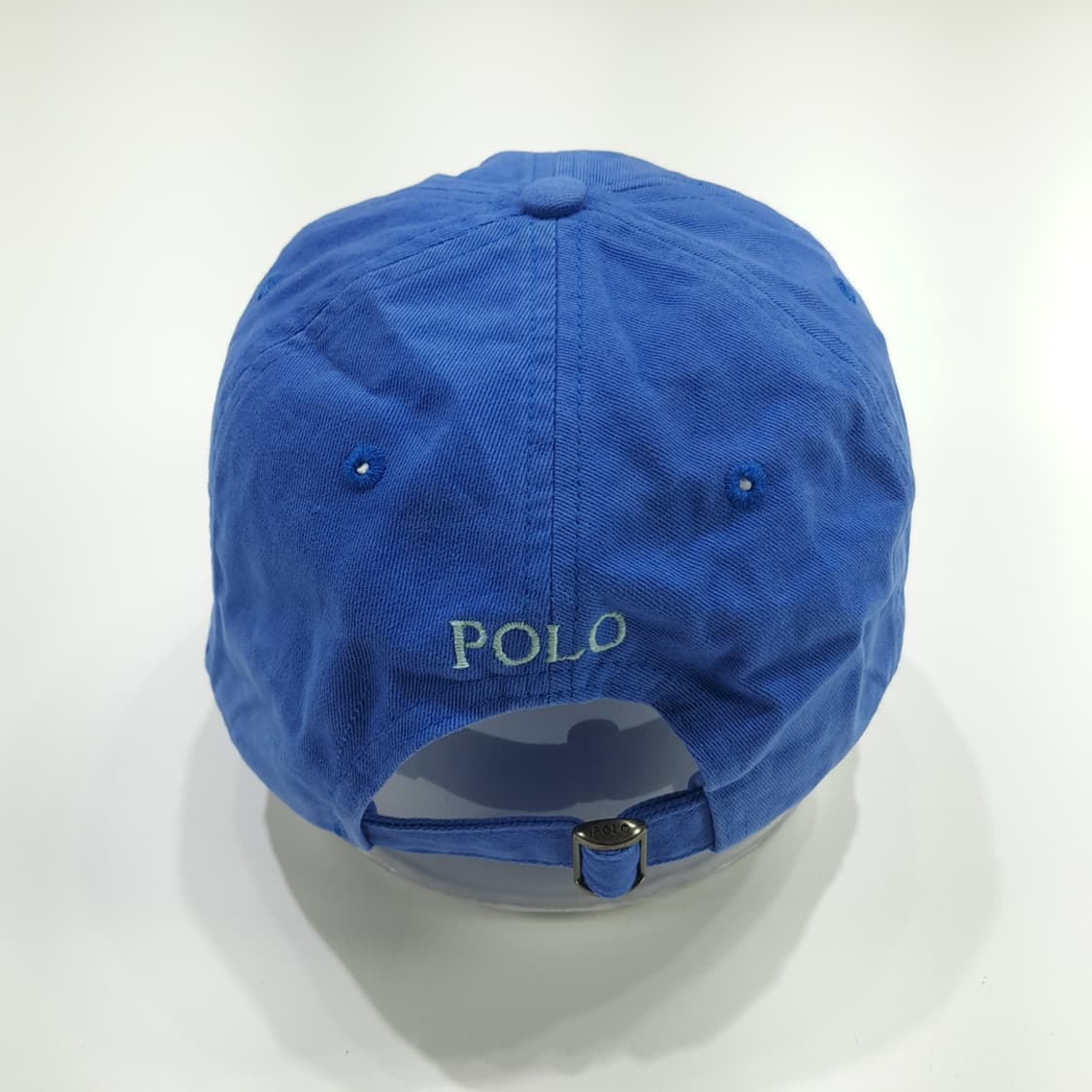 CN761 폴로 랄프로렌 로얄블루 스카이블루 자수 볼캡 모자 상품이미지5
