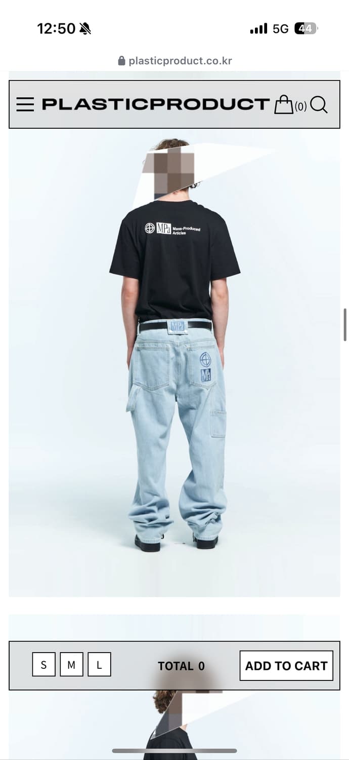MPa PAINTER DENIM PANTS (STEEL BLUE) S  상품이미지3