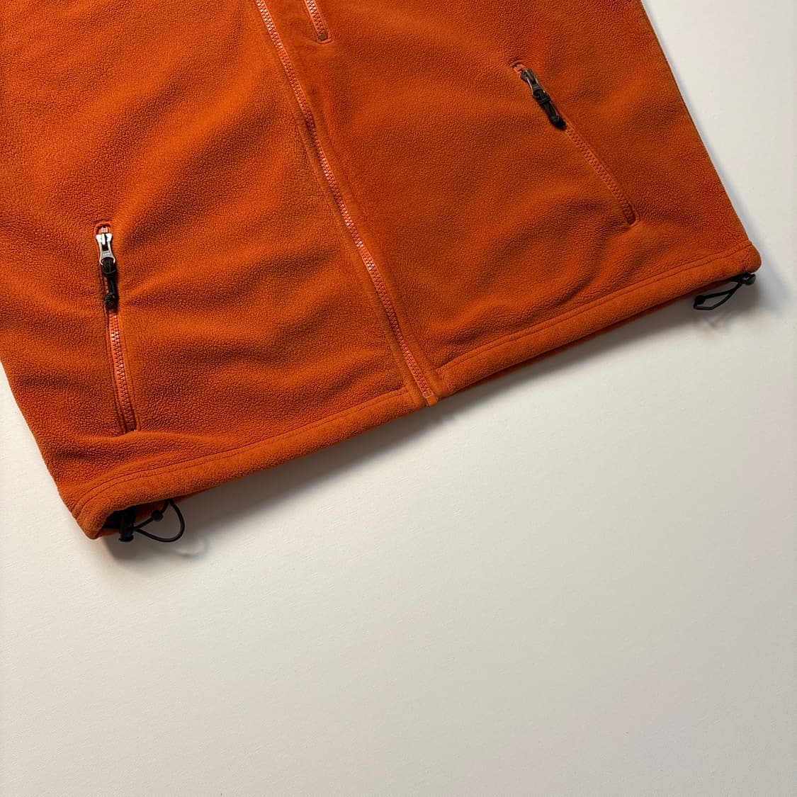 00s LLBean 주황색 플리츠 베스트 상품이미지4