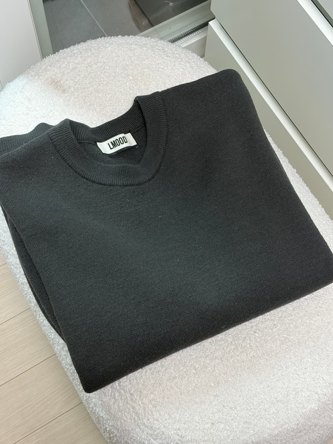 엘무드 화란 니트 챠콜 46 상품이미지2