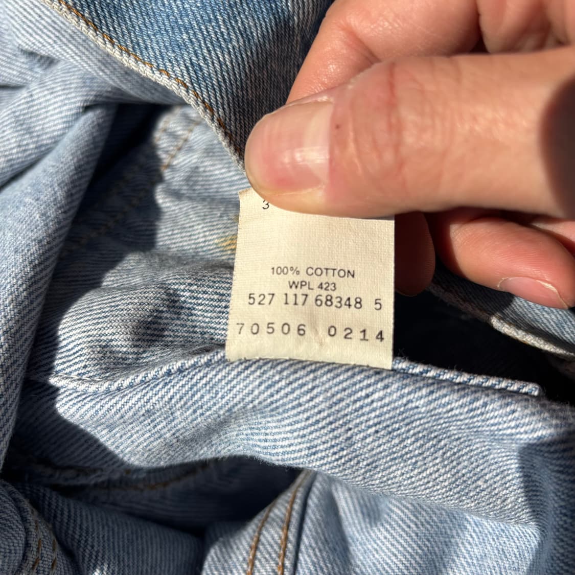 80년대 미국 리바이스 70506 데님 트러커 상품이미지7