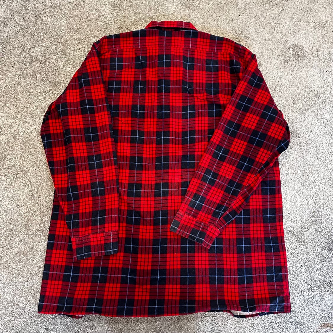 디키즈 레드 플란넬 체크 셔츠XL 상품이미지6