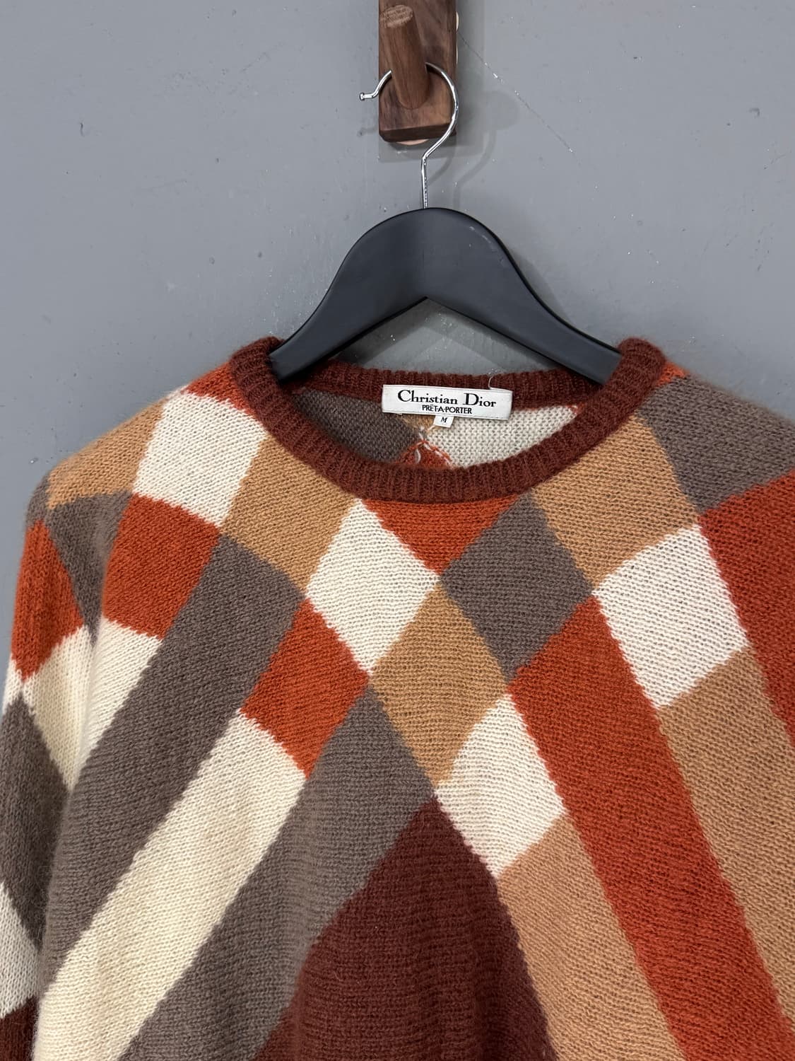 크리스찬 디올 프레타포르테 아가일 패턴 스웨터  상품이미지2