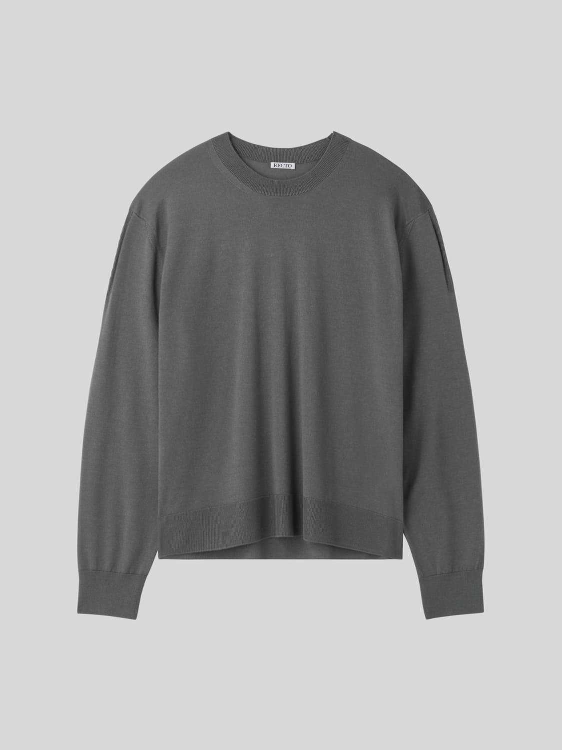 렉토 26SS 실크 캐시미어 니트 탑 미드나잇 그레이 상품이미지4