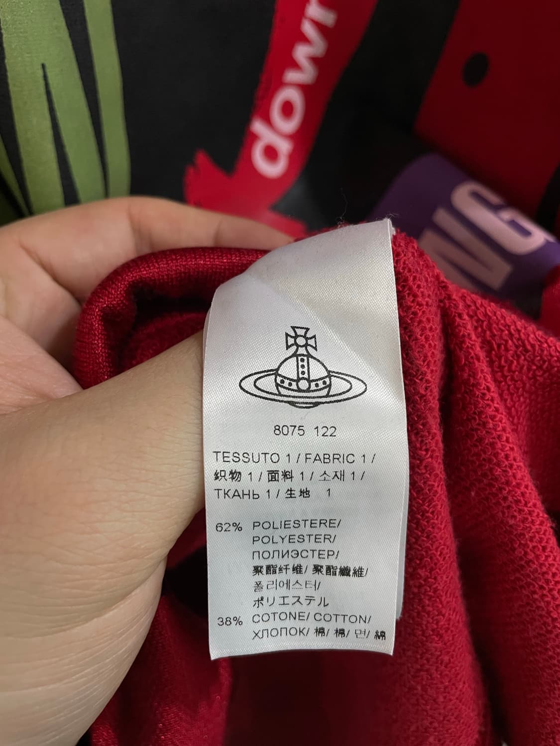 (S) 비비안웨스트우드 앵글로매니아 브이넥 니트 상품이미지5