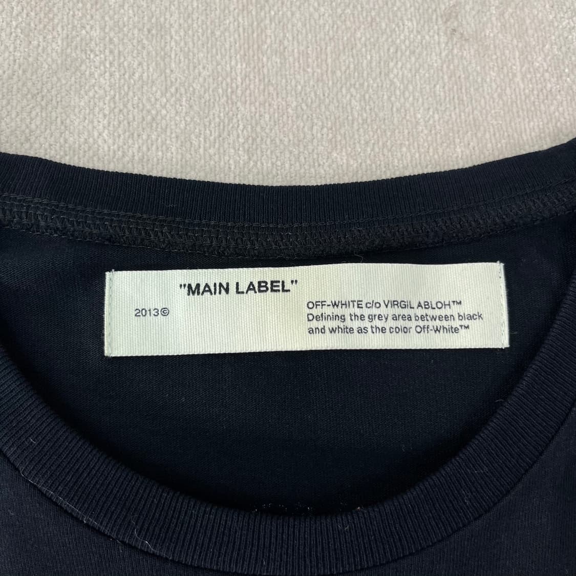 105 오프화이트 랜드카드 롱슬리브 맨투맨 상품이미지4