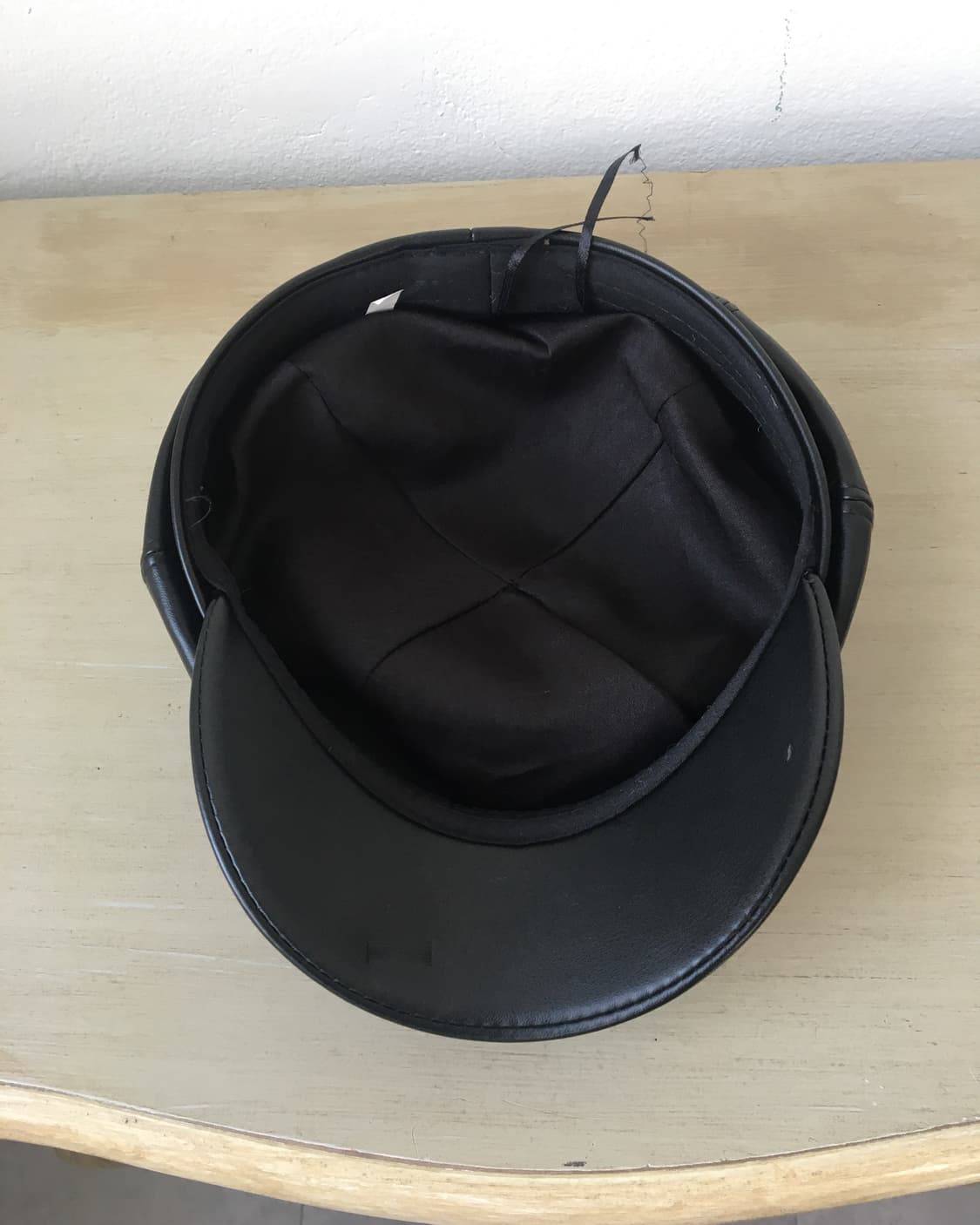  fake leather newsboy cap 상품이미지4