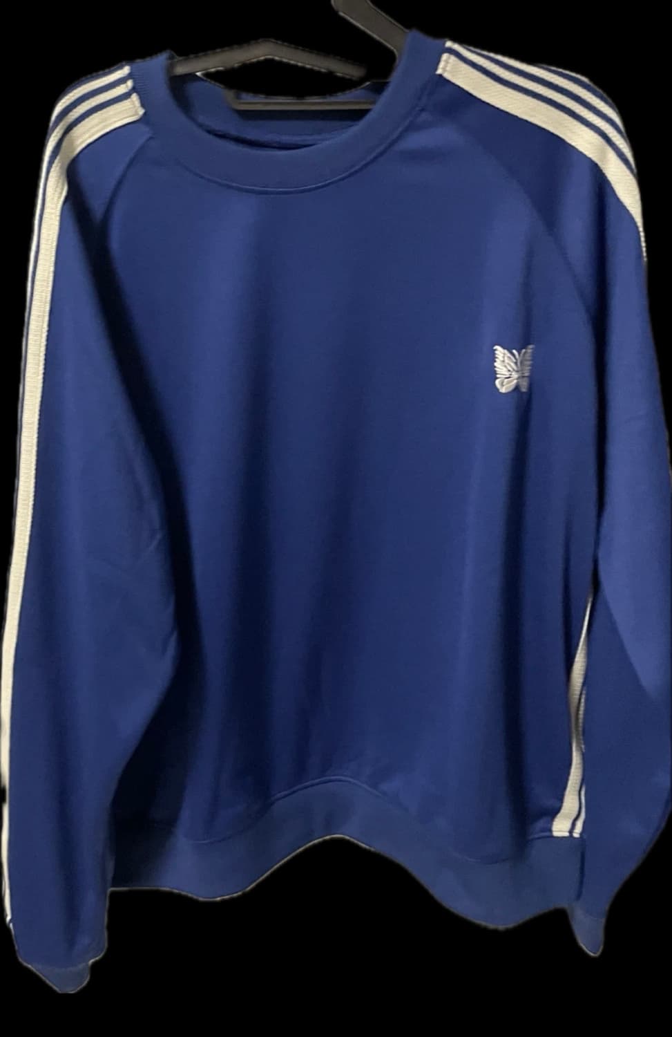 니들스 맨투맨 블루 s 상품이미지1