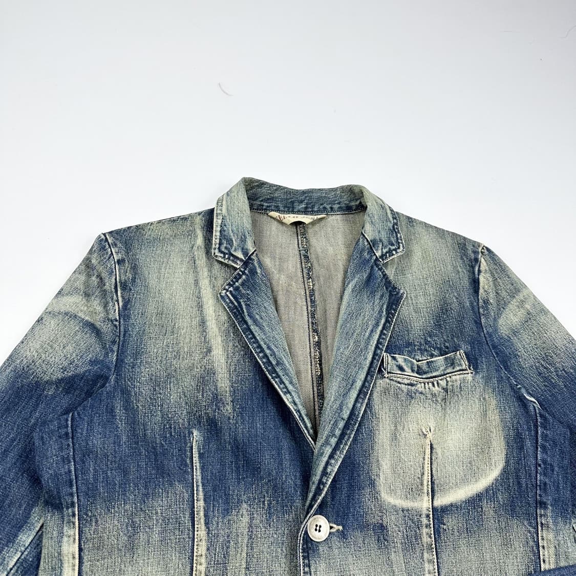 VTG 빈티지 워시드 데님 블레이저 자켓 (L) 상품이미지1