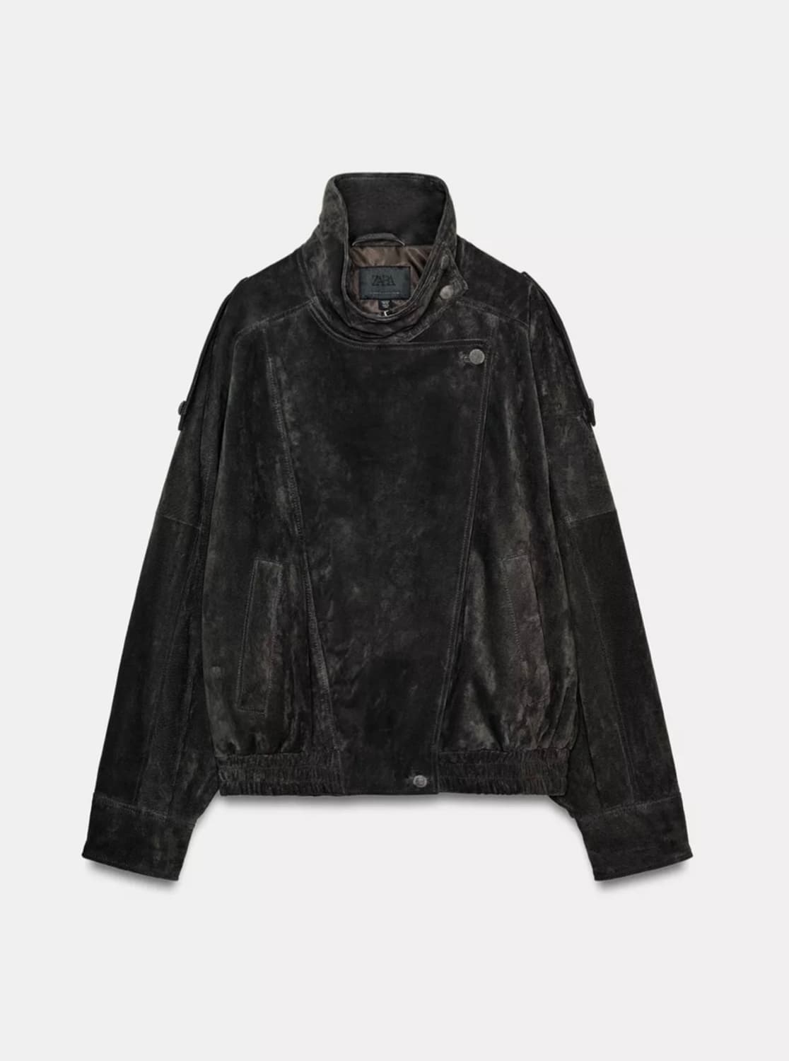 자라 ZARA 생로랑 스웨이드 자켓 새상품 L 상품이미지4