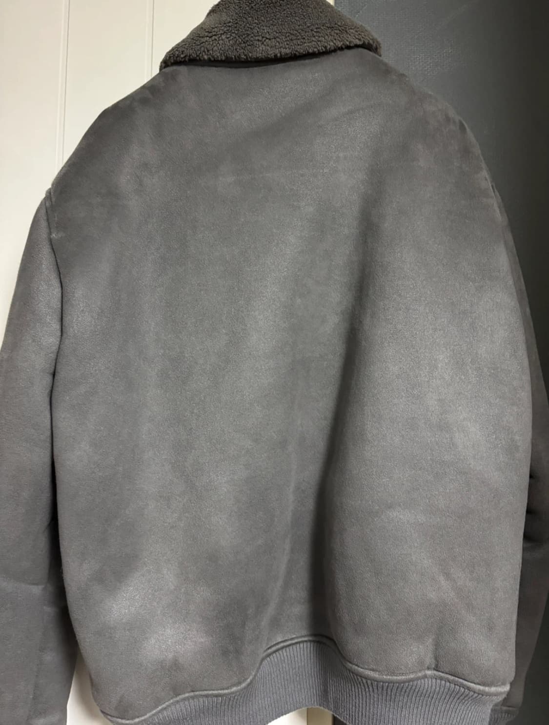 자라 스웨이드 무스탕 xl 상품이미지2